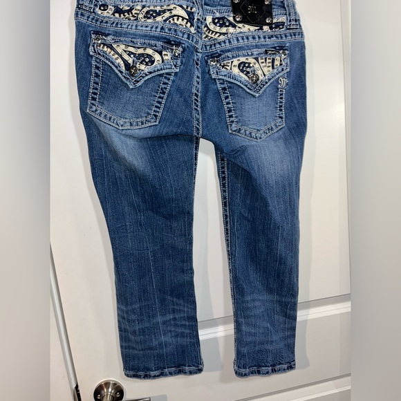 Miss Me Y2K Vintage and Retired Paisley Crystalized...